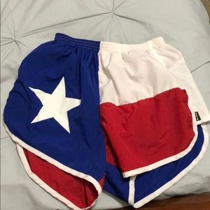 Texas flag shorts